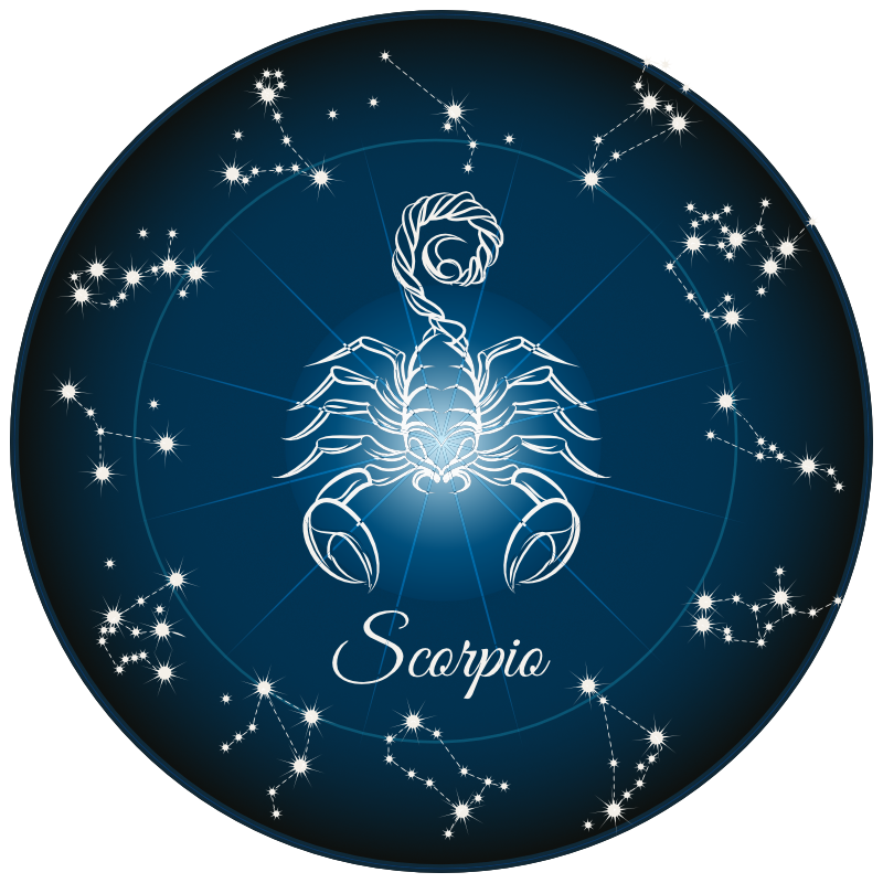 Graphic of Astrological Sign of Scorpio